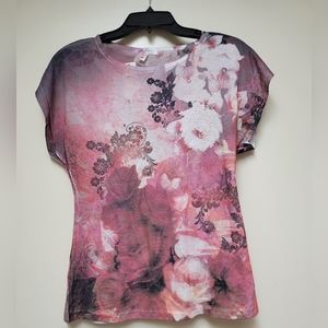 Dress Barn Cap Sleeve T Shirt